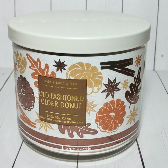 OLD FASHIONED CIDER DONUT 3 Wick Candle